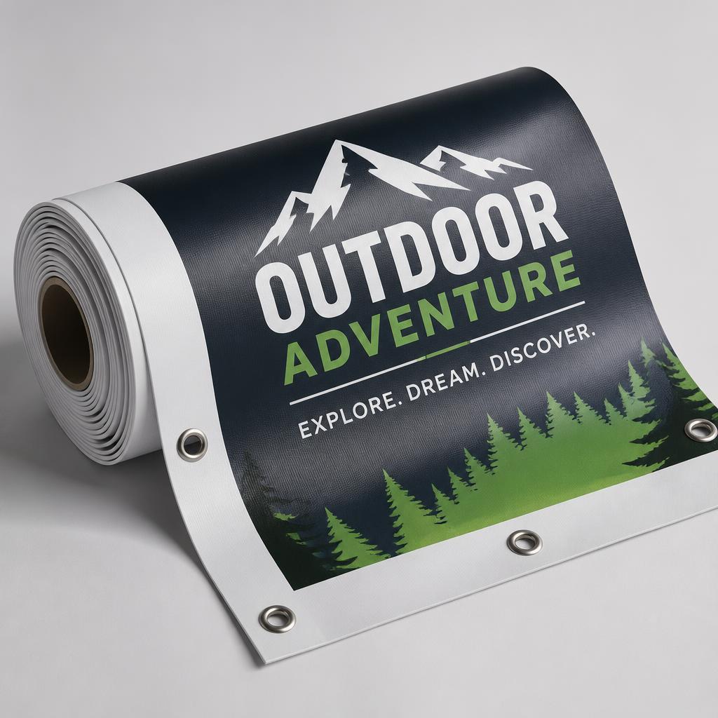 Banners printed by Mobile Printer