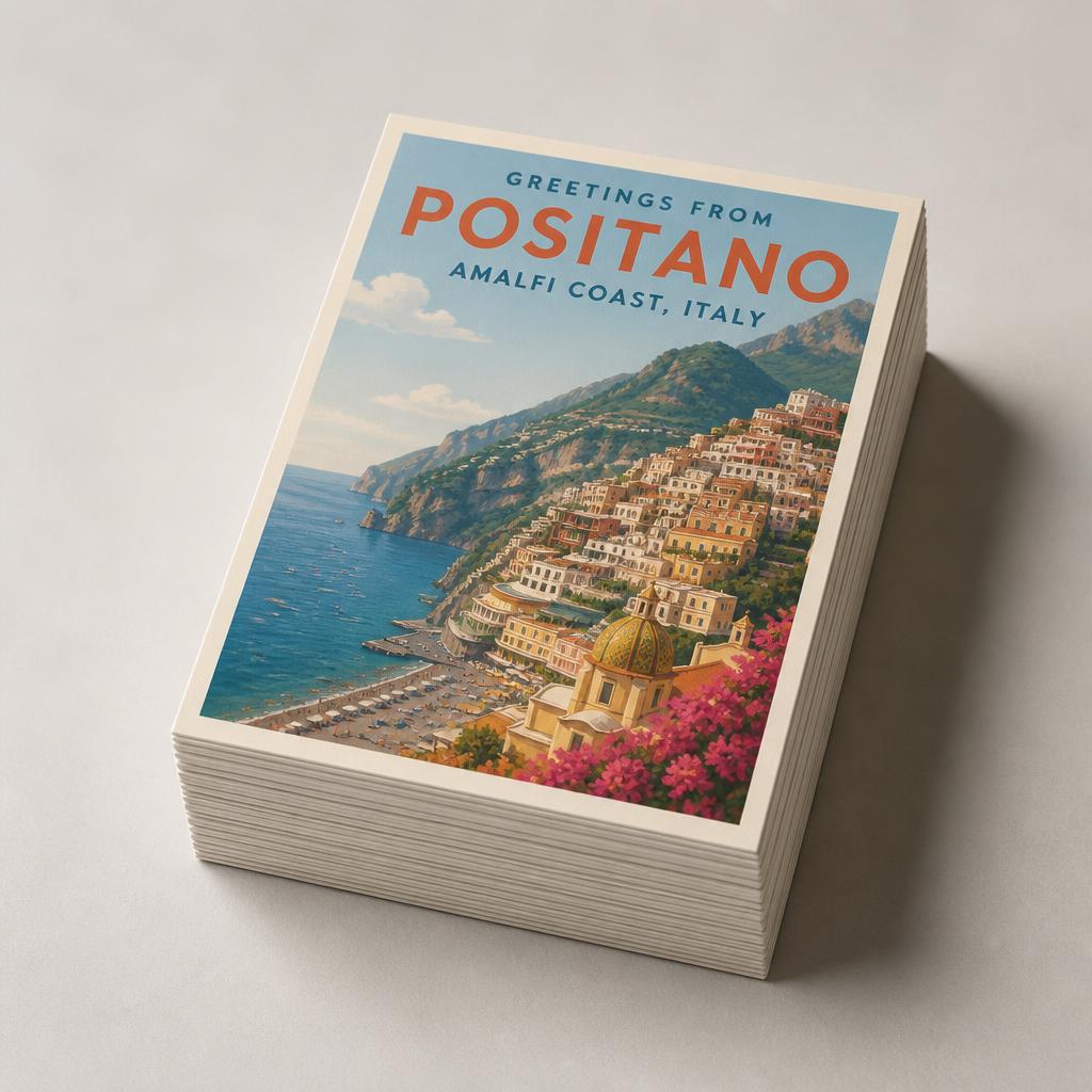 Postcards printed by Mobile Printer